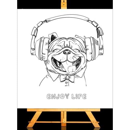 ZhuoAng Music puppy Clear Stamps/Card Making Holiday decorations For scrapbooking Transparent stamps 13*13cm