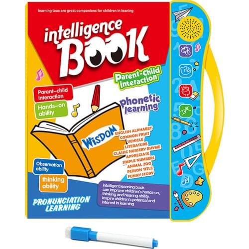 Newborn Baby Montessori Learning Machine Intellectual Educational Reading Equipment Book Toys for Children Christmas Gift