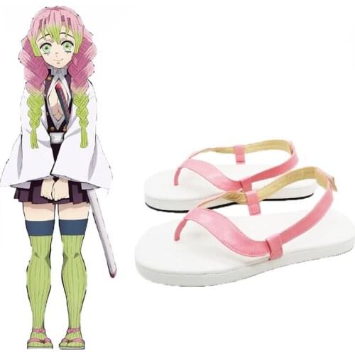 Anime Demon Slayer Kimetsu no Yaiba Kanroji Mitsuri cosplay shoes custom made