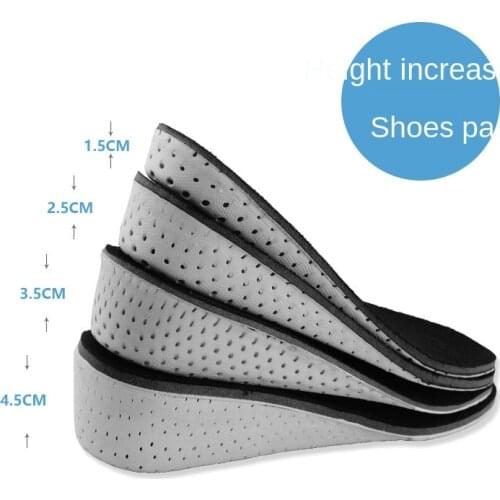 Shoe lift Breathable Inner Heightening Shoe Pad Multiple Heights Available Invisible Inner Heightening Shoe PadCorrective inso