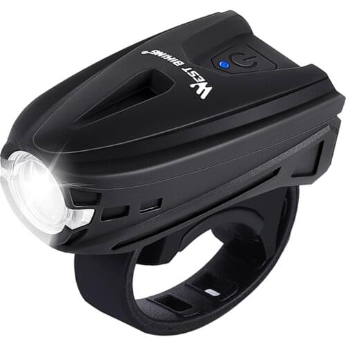 Waterproof Bike Front Light Cycling Handlebar USB Lamp Torch Flashlight