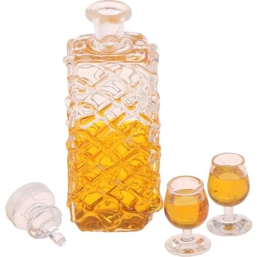 1 Set Colorful Wine Bottles Dollhouse Miniature 1:12 Scale Scale Models Baby DIY Toy Classic Toys For Kids Children