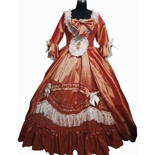 2020 New victorian Halloween Cosplay dress Colonial Georgian Renaissance Gothic Historical dress D-639