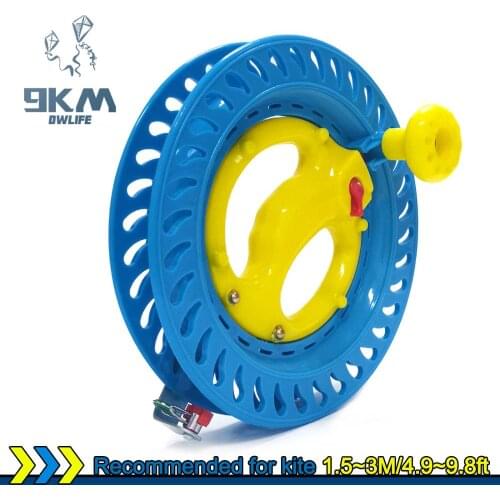 22cm Blue Kite Reel Easy Control Bearing Lockable ABS Toys Outdoor Kite Flying Sport Tools Accessories