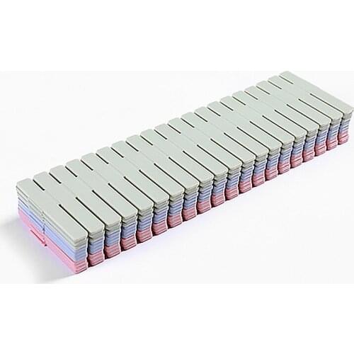 4pcs DIY Adjustable Drawer Divider Storage Organizer Wardrobe Closet Separator Space-saving Tool for Underwear Bra Sock Make Up