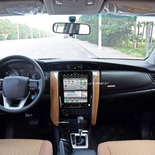 Tesla Style vertical Screen Android Car multimedia Player GPS Navigation For Toyota Fortuner 2016 Car Radio Stereo Head unit