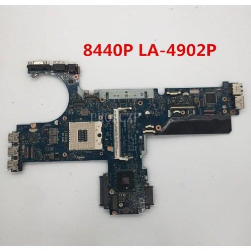 Free shipping For 8440P 8440W Laptop motherboard KCL00 LA-4902P QM57 GMA HD DDR3 100% full Tested
