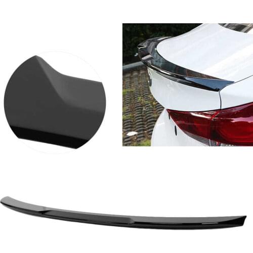 Glossy Black for M4 Style Trunk Lid Spoiler Wing Fit for Hyundai Elantra 2016 2017 2018 Car Auto Accessories