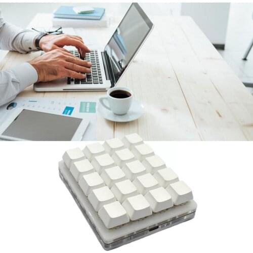 Mechanical Keyboard 20 Keys Software Keyboard For Windows Programming keypad Gaming Keypad Macro Type For Shortcut C PS W5E4