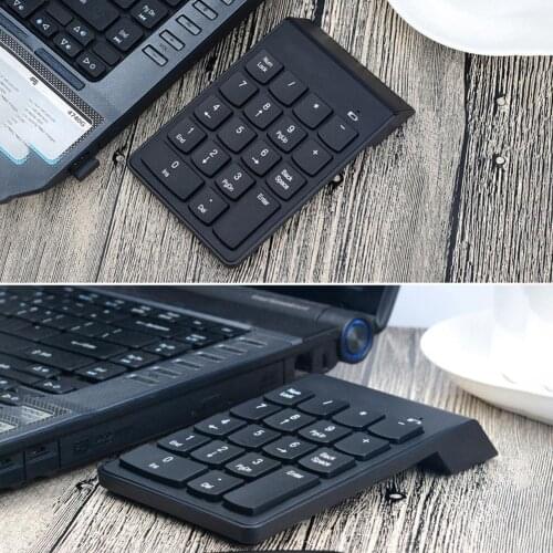 Mini 2.4G Wireless Wired 18 Keys Keyboard Numeric Keypad Numpad for PC Laptop High sensitive buttons Numeric Keypad