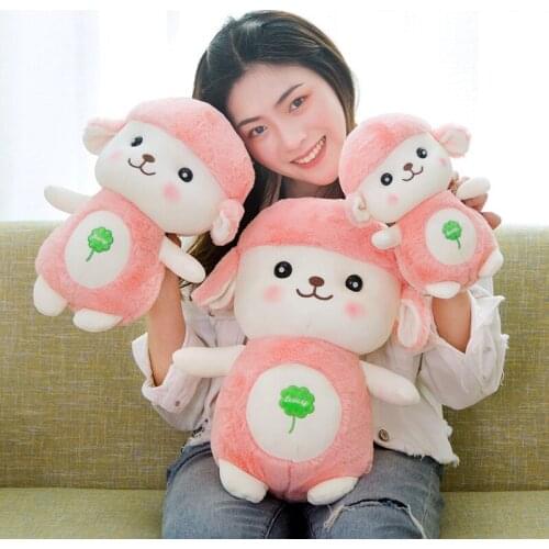 New Cute plush toy sheep doll big small size stuffed soft Pillow Soothing doll bedroom ornaments kids christmase gift