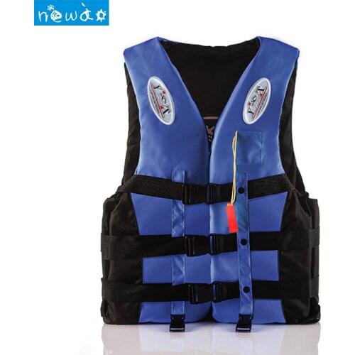 Professional Adult Buoyant Life Vest Polyester Water Sports Kids Jacket Light Strip Swimming Boating Ski Drifting Jacket Vest