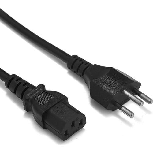 Monitor Swiss Power Cable 3 Prong 0.5m 1.5m 2m 3m 5m CH Plug IEC C13 Power Supply Cable For LG TV HP Printer Projector Amplifier