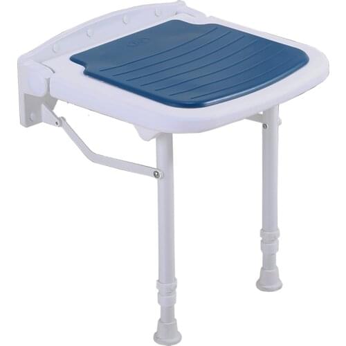 Bathroom folding stool sitting stool wall chair shower stool folding chair wall chair shoe changing stool antiskid small stool