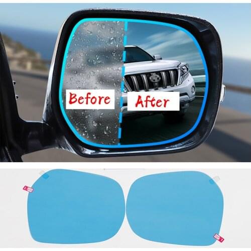 Car Styling FJ150 FJ200 For Toyota Land Cruiser 200 Prado 150 Accessories Anti-Glare Anti-Fog Rain Proof Window Mirror Film