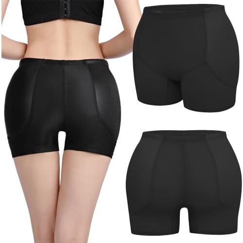 Women Seamless Fake Ass Shaper Butt Lifter Enhancer Padded Control Panties Bum Short Boyshort Briefs Buttock Hip Pants Underwear