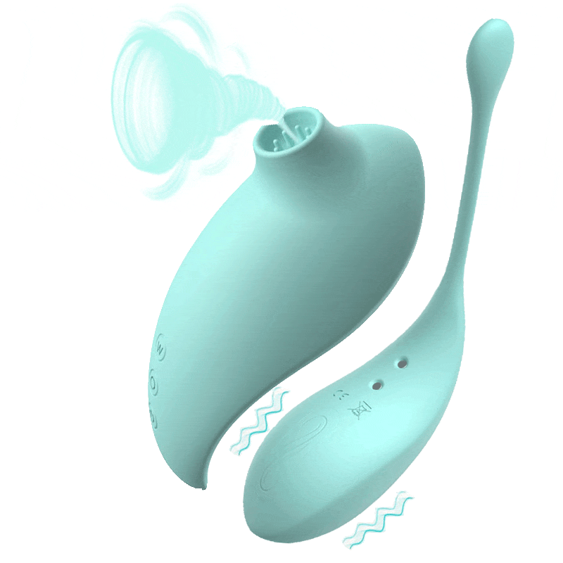 Female Vibrating Egg Clitoris Suction Cup Vibrator Love Egg G-Spot Stimulating Sucking Couple Sex Toy Masturbation Adult Product