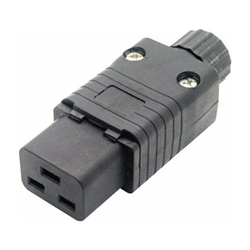 1PCS IEC 320 C19 Connector Computer AC Power Plug 15A 250V assembles POWER plug FOR Residential ADAPTER
