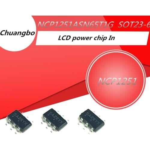 10pcs 100% New NCP1251 NCP1251ASN65T1G 5AA 5A2 SOT23-6 SMD LCD power chip