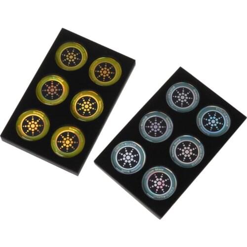 6Pcs/Set Round Shield Sticker Mobile Phone Stickers For Cell Phone from EMF Fusion Excel Anti Radiation Protection