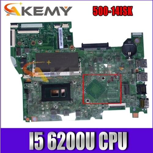 Akemy For Lenovo YOGA 500-14ISK FLEX3-1480 Laptop Motherboard I5 6200U DDR3 Integrated Graphics 100% Test OK