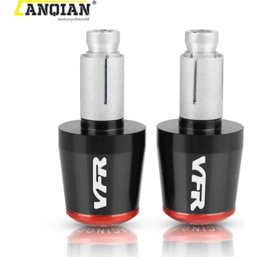 For HONDA VFR750 VFR800 VFR 1200F VFR 2018 Motorcycle with 7/8"22mm Hand Bar Ends Slider Handle Bar End Grips Cap Accessories