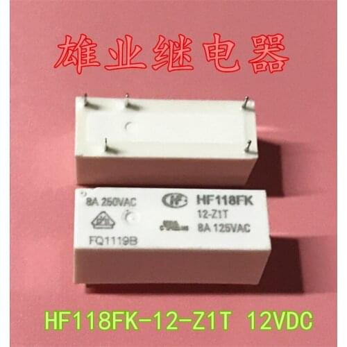 HF118FK-12-Z1T 12VDC 8A HF118F-012-1Z1G 1ZS1