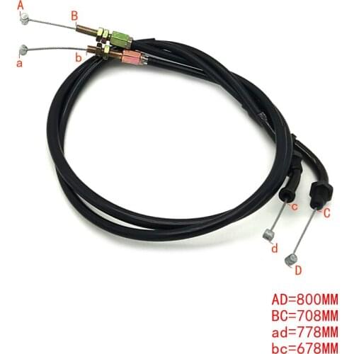 Motorcycle Oil Throttle Cable For Honda CBR600RR CBR1000RR CBR600 CBR1000 Accelerator Cable Wire Line Universal