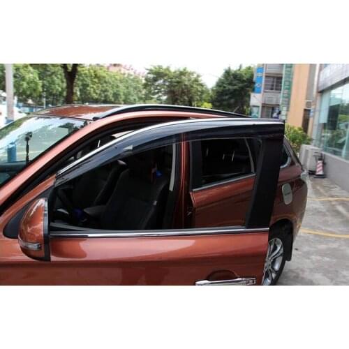 For Mitsubishi Outlander 2013-2015/2016 2017 Window Visor Vent Shades Sun Rain Deflector Guard Awnings Car Styling Accessories