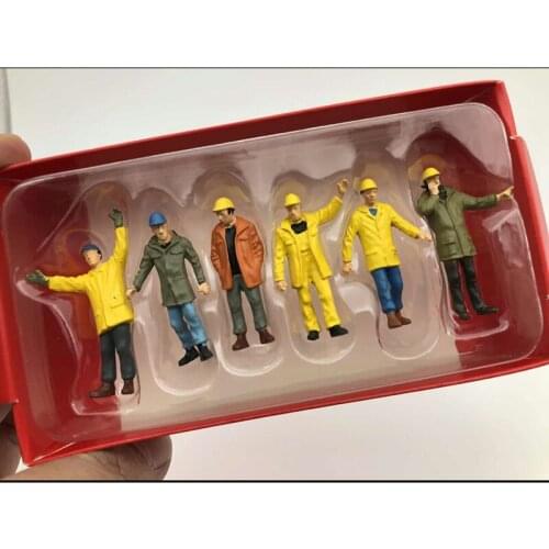 1:50 Scale Mini Worker Doll Model Train Building Model Scene Engineering Small Color People Macro Photography Engineering Doll
