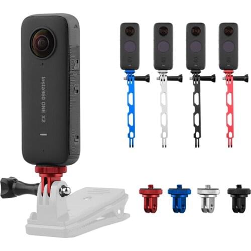 Insta360 ONE X2 Metal Mount Base Adapter Extension Arm Bracket 1/4 Screw Stand For Insta360 ONE X2 / X Camera Accessories