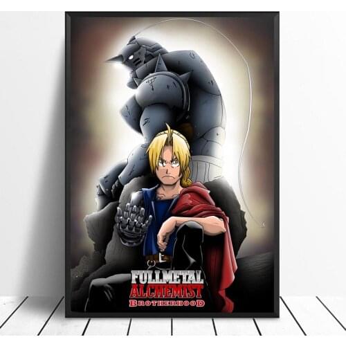 Modular Canvas Pictures Home Decoration Fullmetal Alchemist Anime Painting Wall Artwork HD Printed Nordic Poster For Living Room