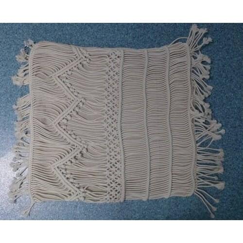 Macrame cushion cover Bohemian throw pillow cover / wedding decorative cushion sham custom size and color