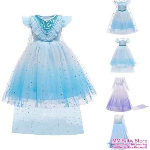 New Summer Short-sleeves Girls Dress Princess Costume Childrens Clothing Dress Clothes Girl Party Dress Birthday Dresses