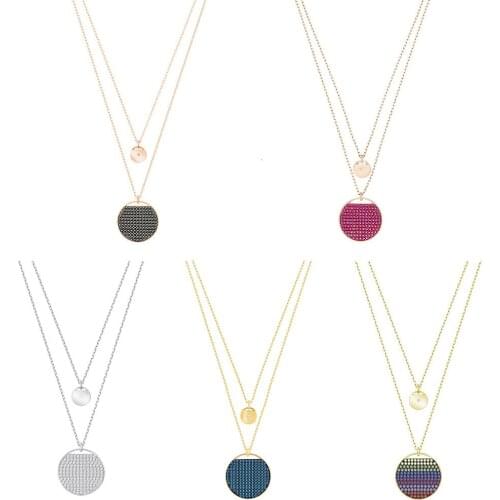 New Mysterious Multi-color Double Round Necklace For The Brides Anniversary In 2019