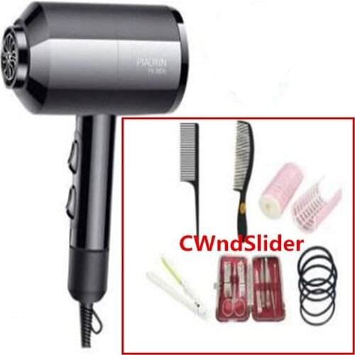 Professional leafless blow hair dryer Anion strong wind smooth fast drying salon portable household no leaf barber hairdryer