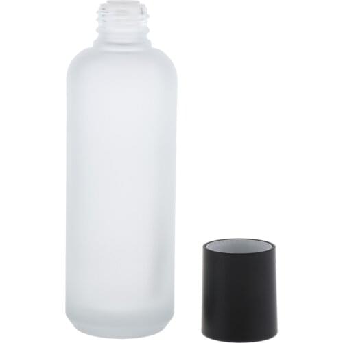 Empty Glass Lotion Cream Bottle Travel Refillable Cosmetic Container Tube