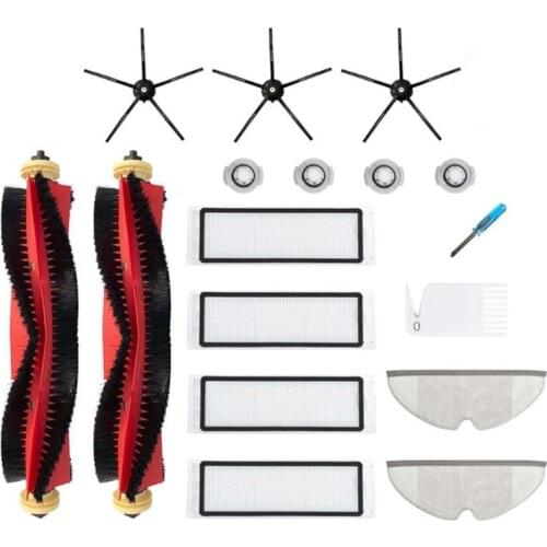 Detachable Roller Side Brush Mop Cloths Filters Kit For Xiaomi Roborock S6 S5 Max S60 S65 S5 S50 S55 E25 E35 Vacuum Cleaner Part