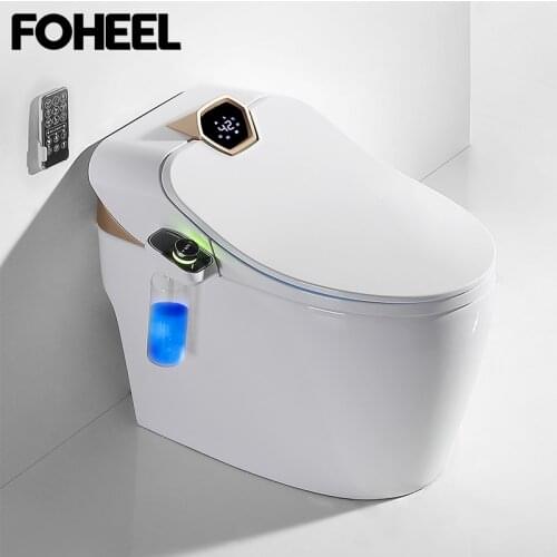 FOHEEL Intelligent Toilet Bubble Care for Lday Automatic One-Piece Smart Toilet WC Integrated Toilet Bathroom Home