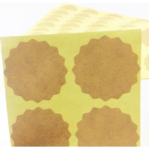 1000 Pcs/lot Vintage Blank&Lacy Stickers Sealing Sticker DIY Cake Gift Product Packing Decoration Label Sticker Wholesale