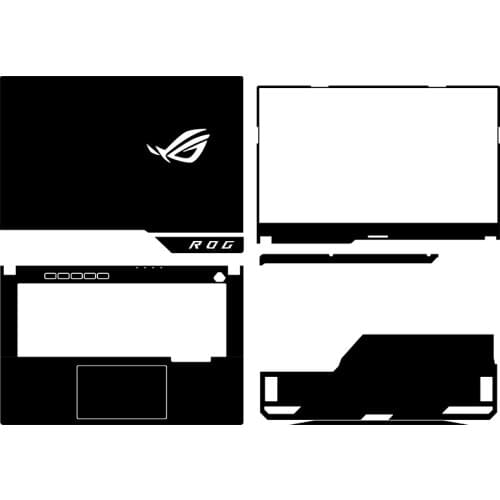 Carbon fiber Laptop Sticker Skin Decal Cover Protector for Asus ROG Strix G15 G513QE (15.6")