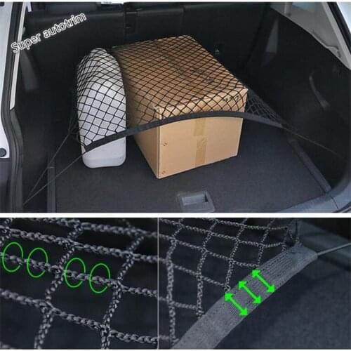 Lapetus Rear Trunk Storage Luggage Net String Bag Baggage Cover For Mitsubishi Eclipse Cross 2018 - 2021 Accessories Interior