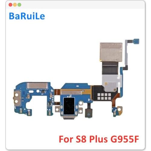 BaRuiLe 5pcs charger charging connector usb dock port flex cable replacement For Samsung S8 plus G955F / G955U Ribbon