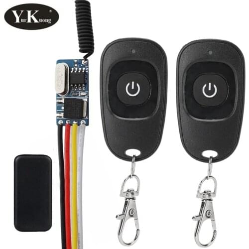 3.7V 4.2V 5V Mini Remote Switch 433 MOS Contactless RF Wireless Switch Motor Buzzer LED Relay Light Lamp Remote ON OFF Smart