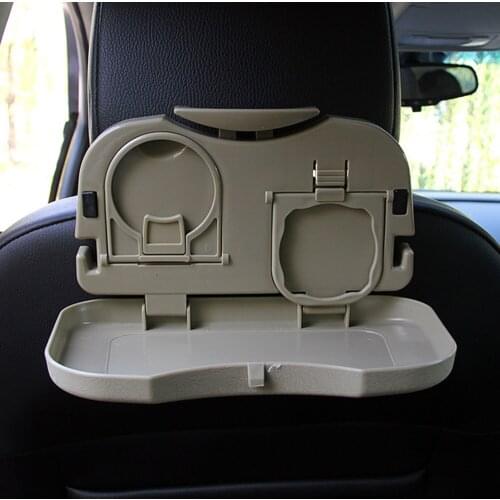 Car food tray folding dining table drink holder car pallet back seat water car cup holder