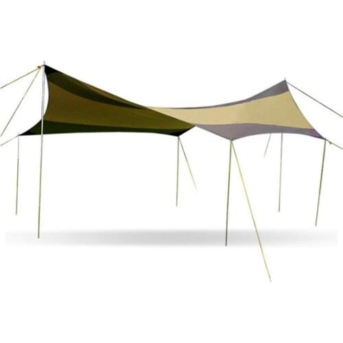 Size 5M*5M large Sun shade Awning car rainproof cover Garden beach canopy 6 - 10 people party tent shelter Waterproof 3000 mm