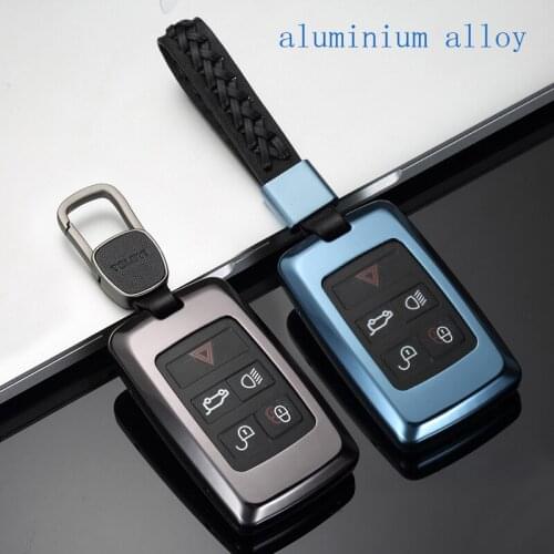 New Pattern Car Key Case Key Chain Bag Aluminium Alloy For Land Rover RANGE ROVER DISCOVERY Accessories