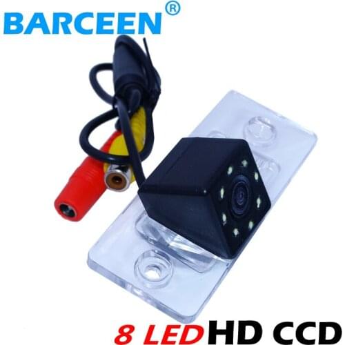 Abs shell material +8 led beautiful lights +rainproof car reversing camera fit for VW Touareg/old Passat /Polo Sedan