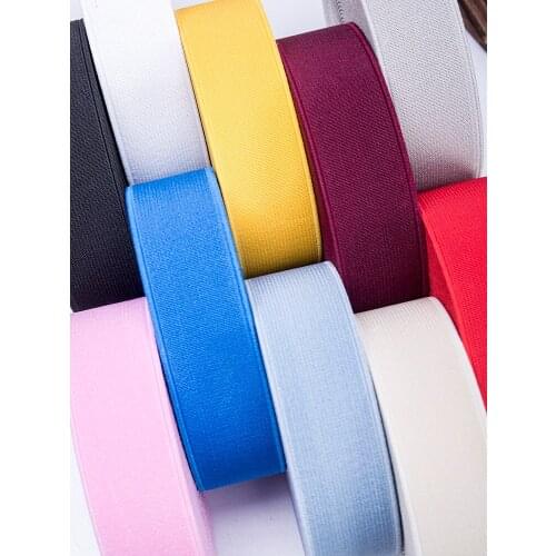 3CM Black And White Rubber Band Thickened Color Flat Waist DIY Decorative Bandage Home Accessories