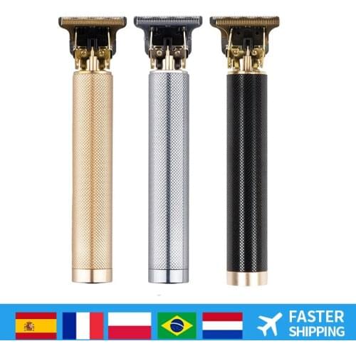 Black T9 Electric Hair Cutting Machine USB Rechargeable Hair Clipper Man Shaver Trimmer For Men Barber Professional HairTrimmer